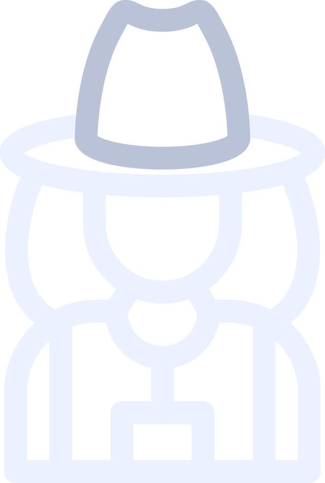 Lady Farmer Creative Icon Design vector