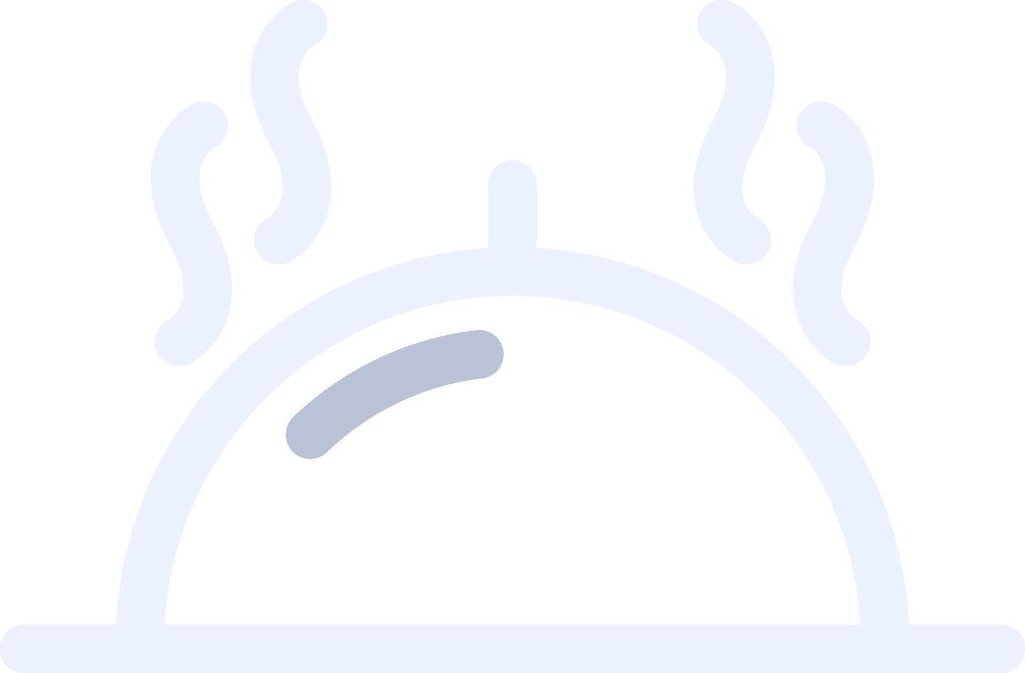 Serving Dish Creative Icon Design vector