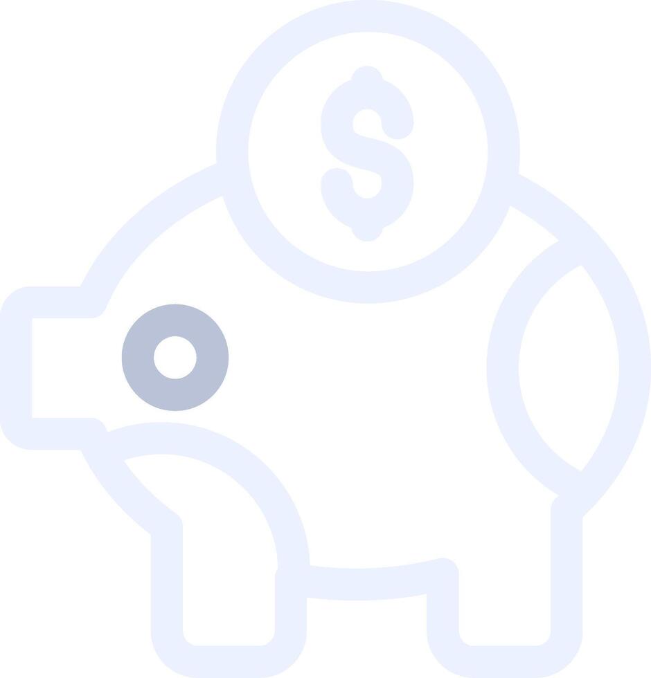 Piggy Bank Creative Icon Design vector