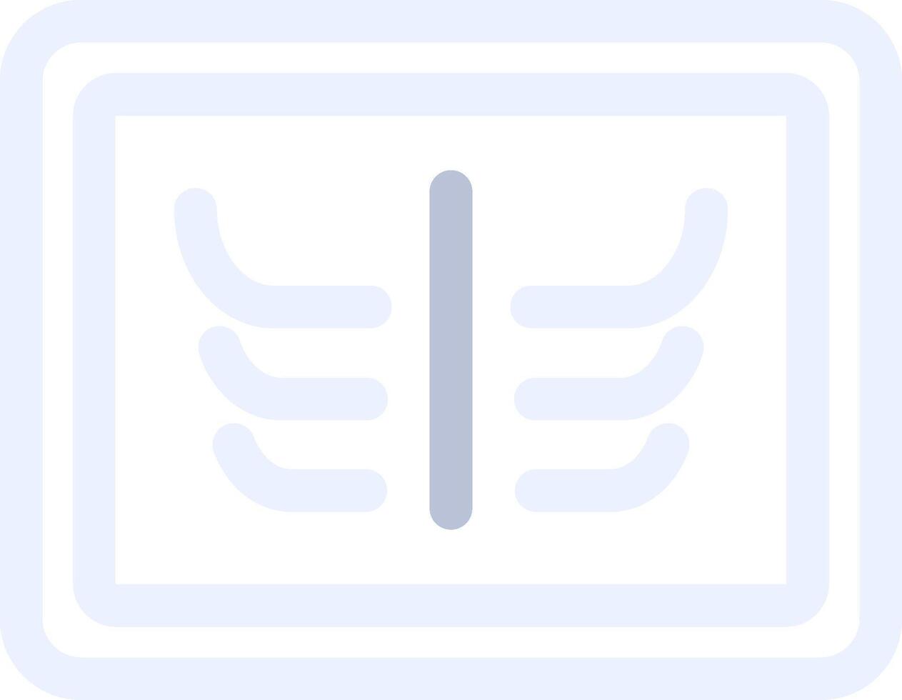X Ray Creative Icon Design vector