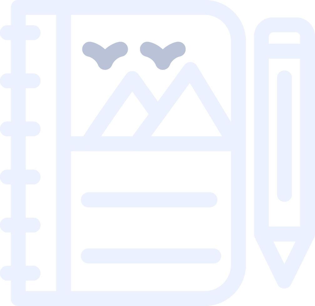 Sketchbook Creative Icon Design vector