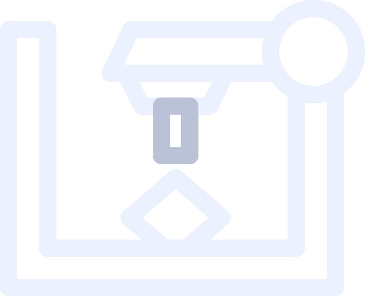 3D Printer Creative Icon Design vector