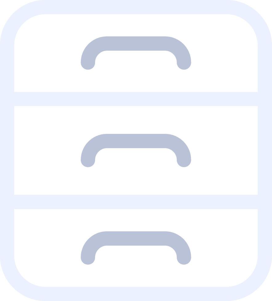 Drawers Creative Icon Design vector