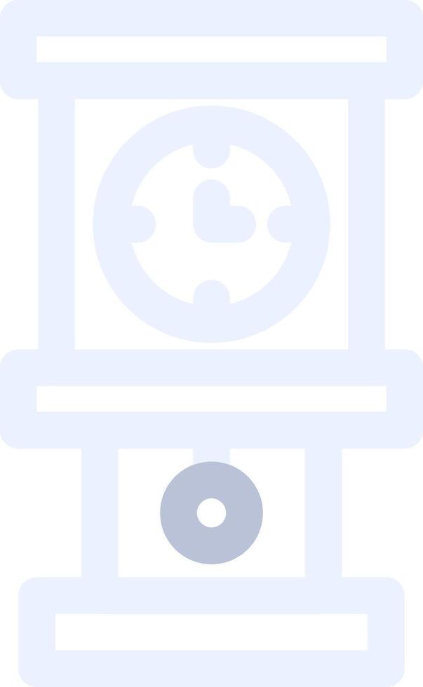 Grandfather Clock Creative Icon Design vector