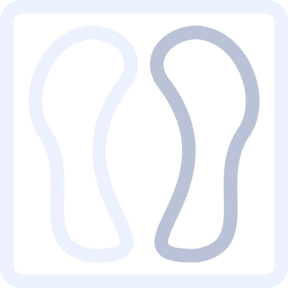 Footprint Creative Icon Design vector