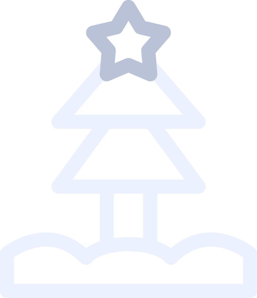 Christmas Tree Creative Icon Design vector