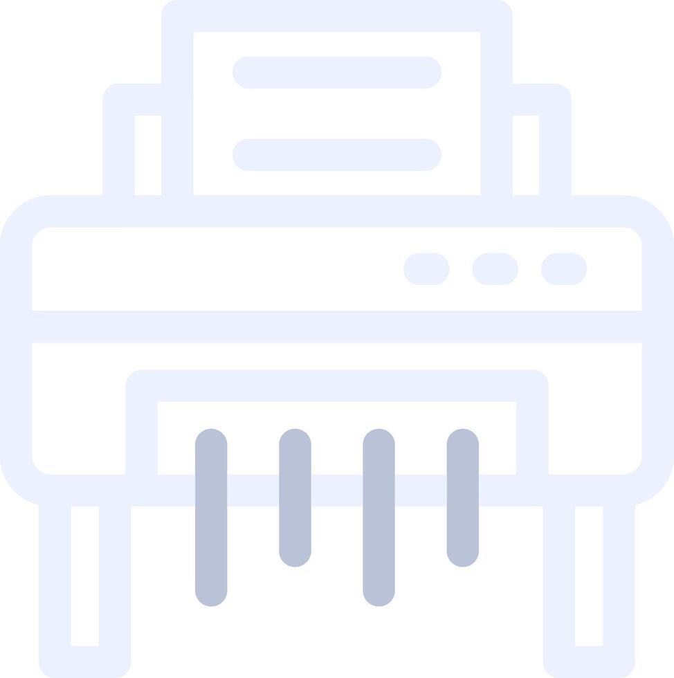 Paper Shredder Creative Icon Design vector