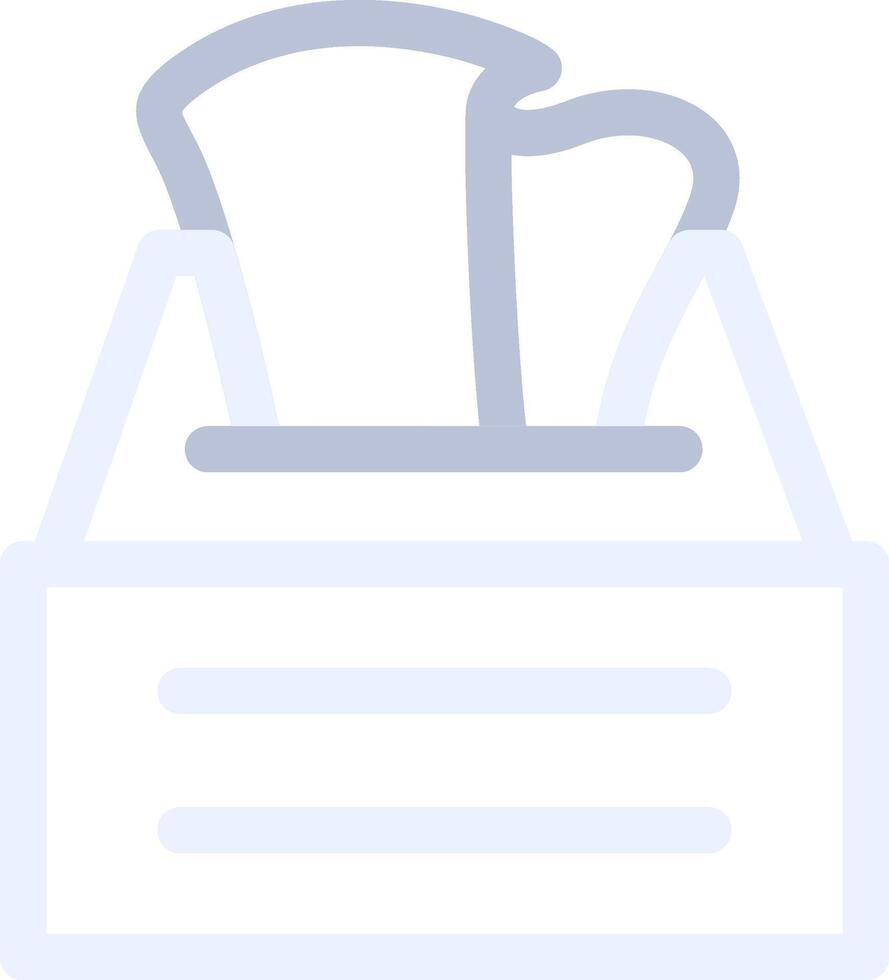 Tissue Box Creative Icon Design vector