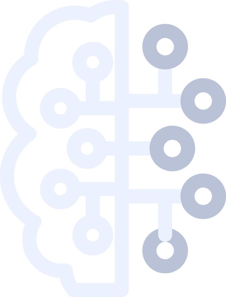 Artificial Intelligence Creative Icon Design vector