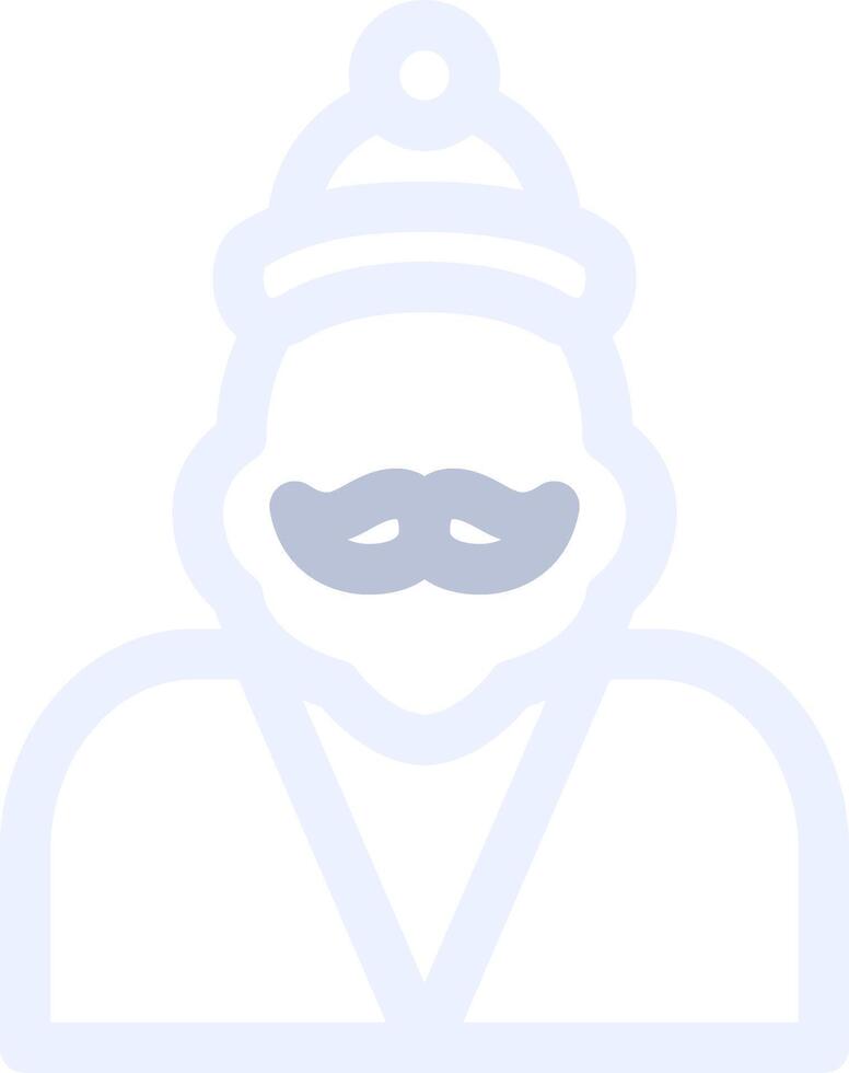 Santa Claus Creative Icon Design vector
