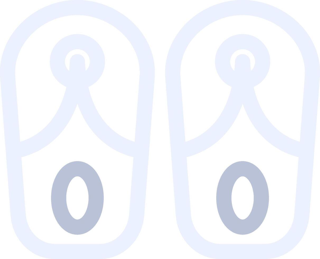 Slippers Creative Icon Design vector