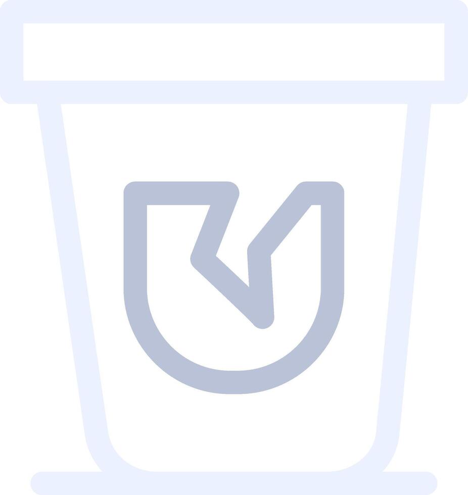 Trash Creative Icon Design vector