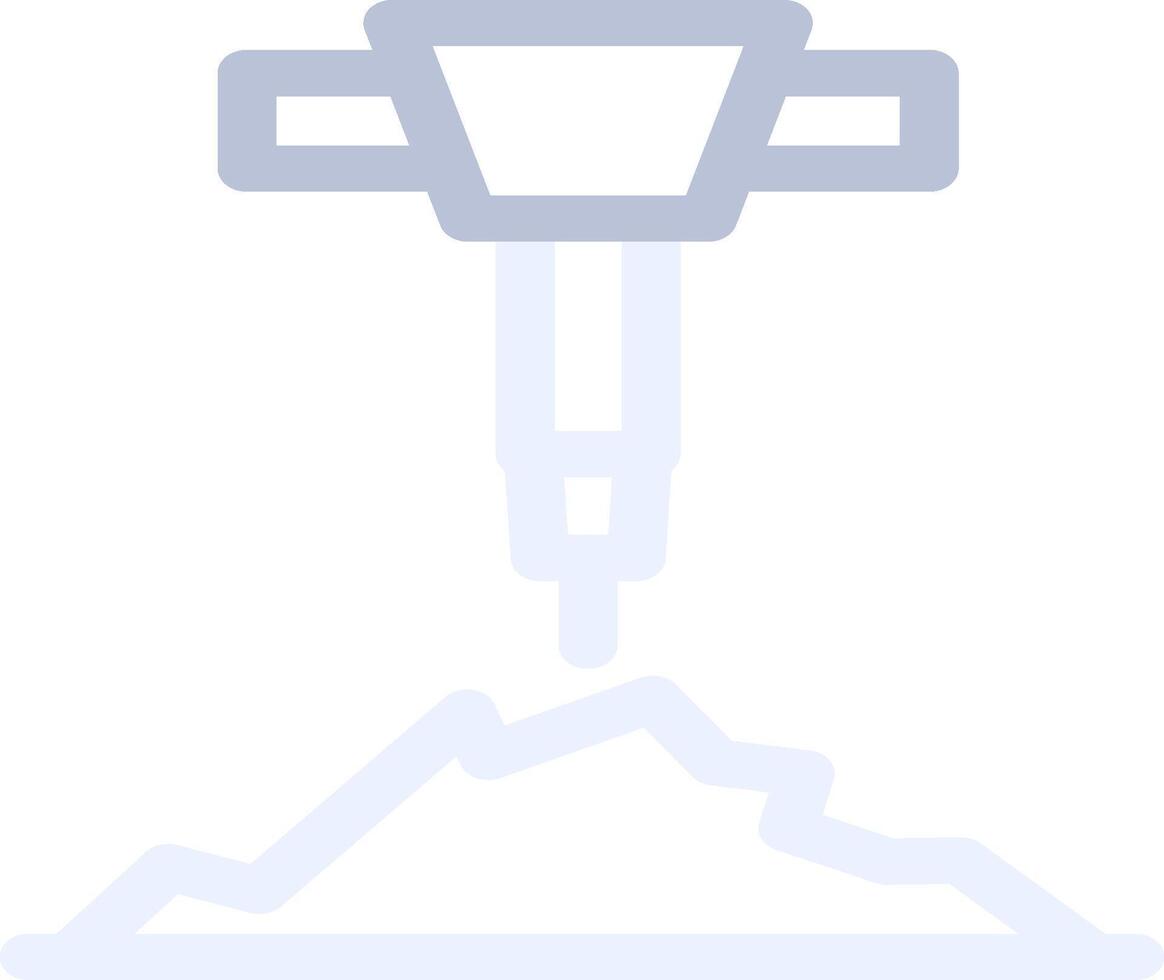 Drill Creative Icon Design vector