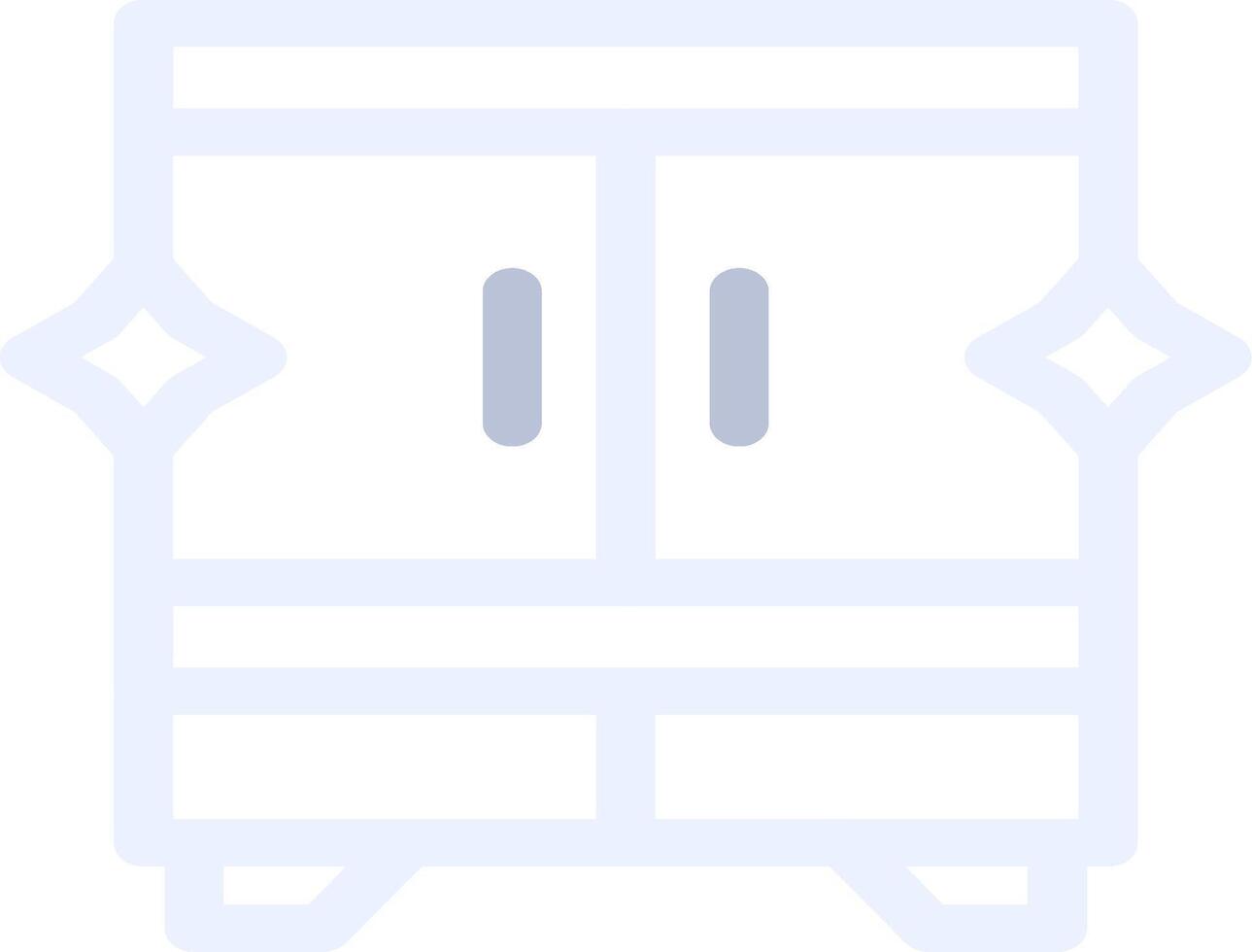 Wardrobe Creative Icon Design vector