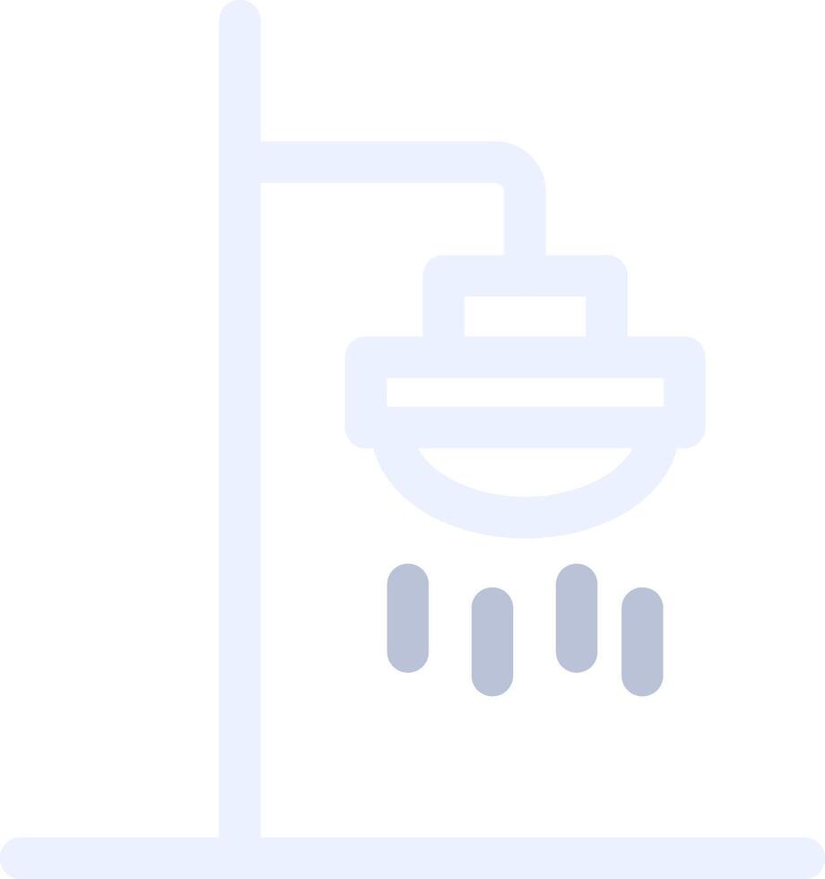 Roof Shower Creative Icon Design vector