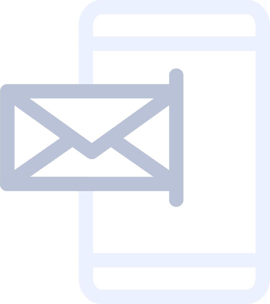 Mobile Email Creative Icon Design vector