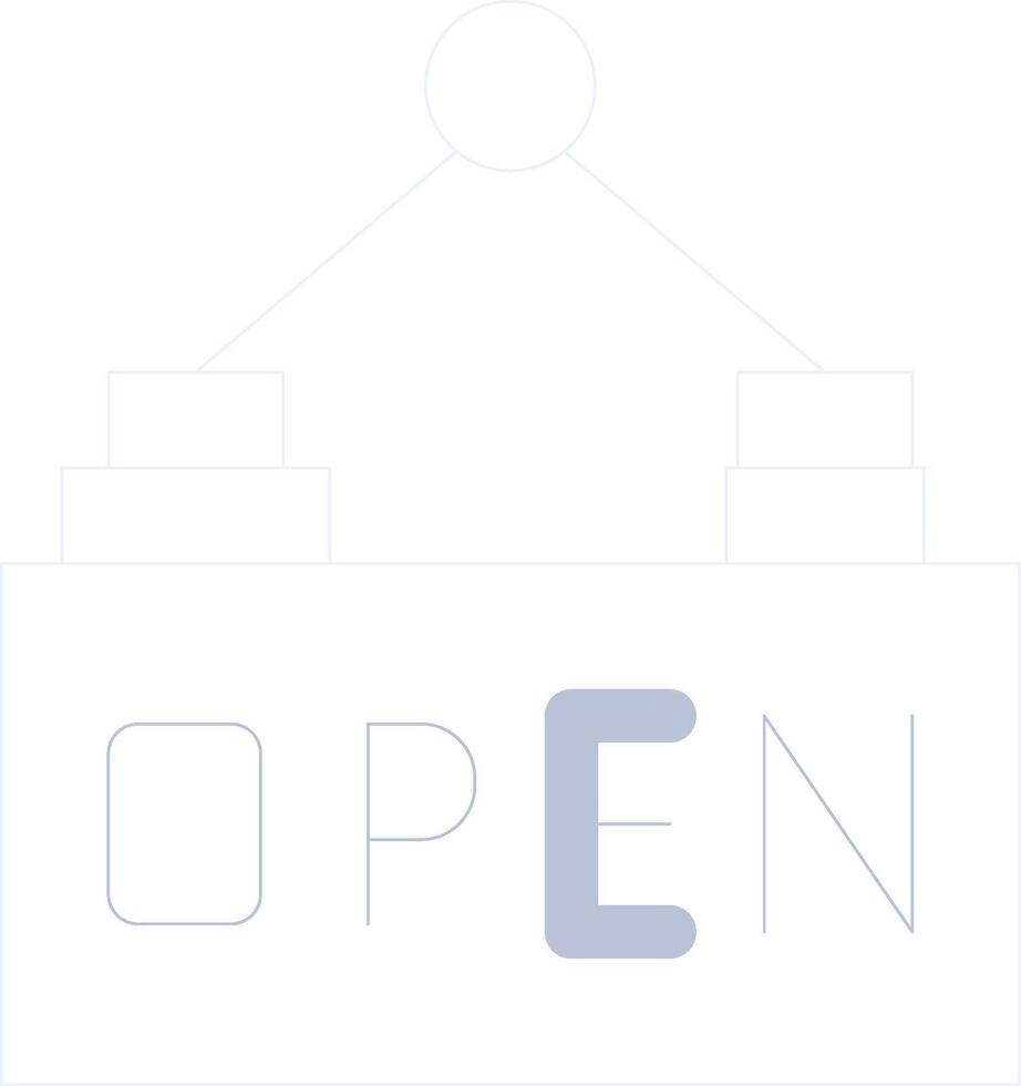 Open Creative Icon Design vector