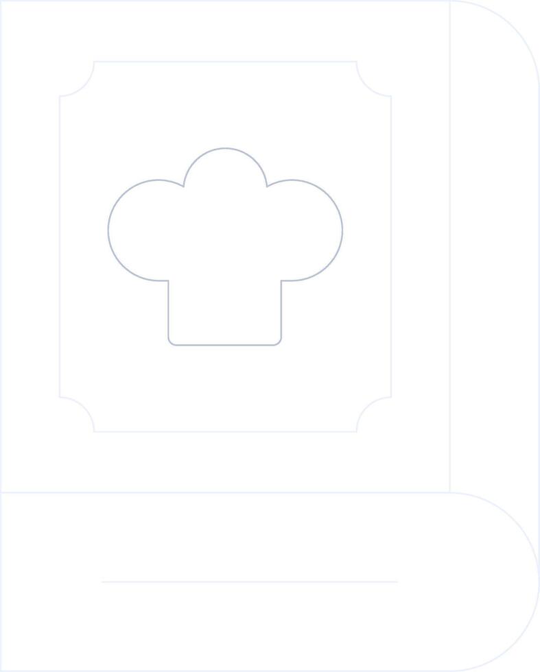 diseño de icono creativo de libro de cocina vector