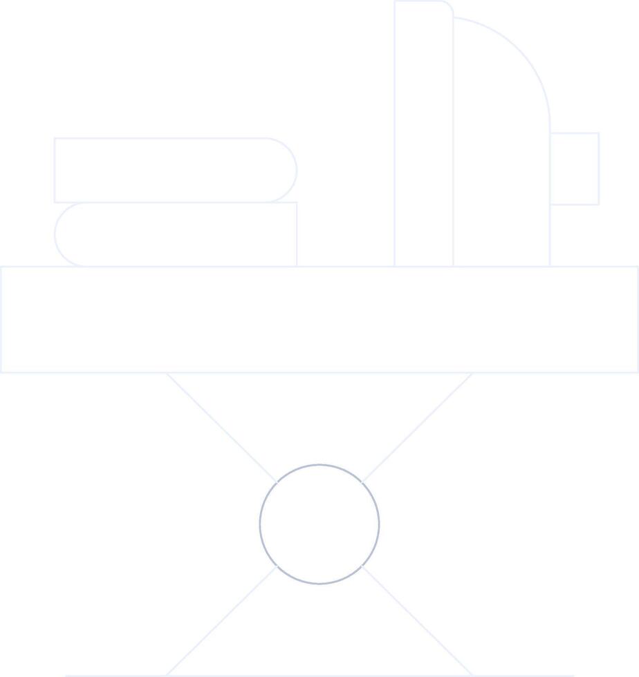 Iron Table Creative Icon Design vector