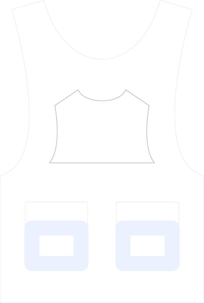Bulletproof Vest Creative Icon Design vector