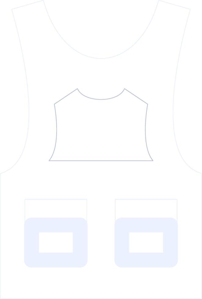 Bulletproof Vest Creative Icon Design vector