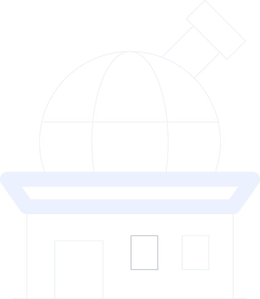 Observatory Creative Icon Design vector