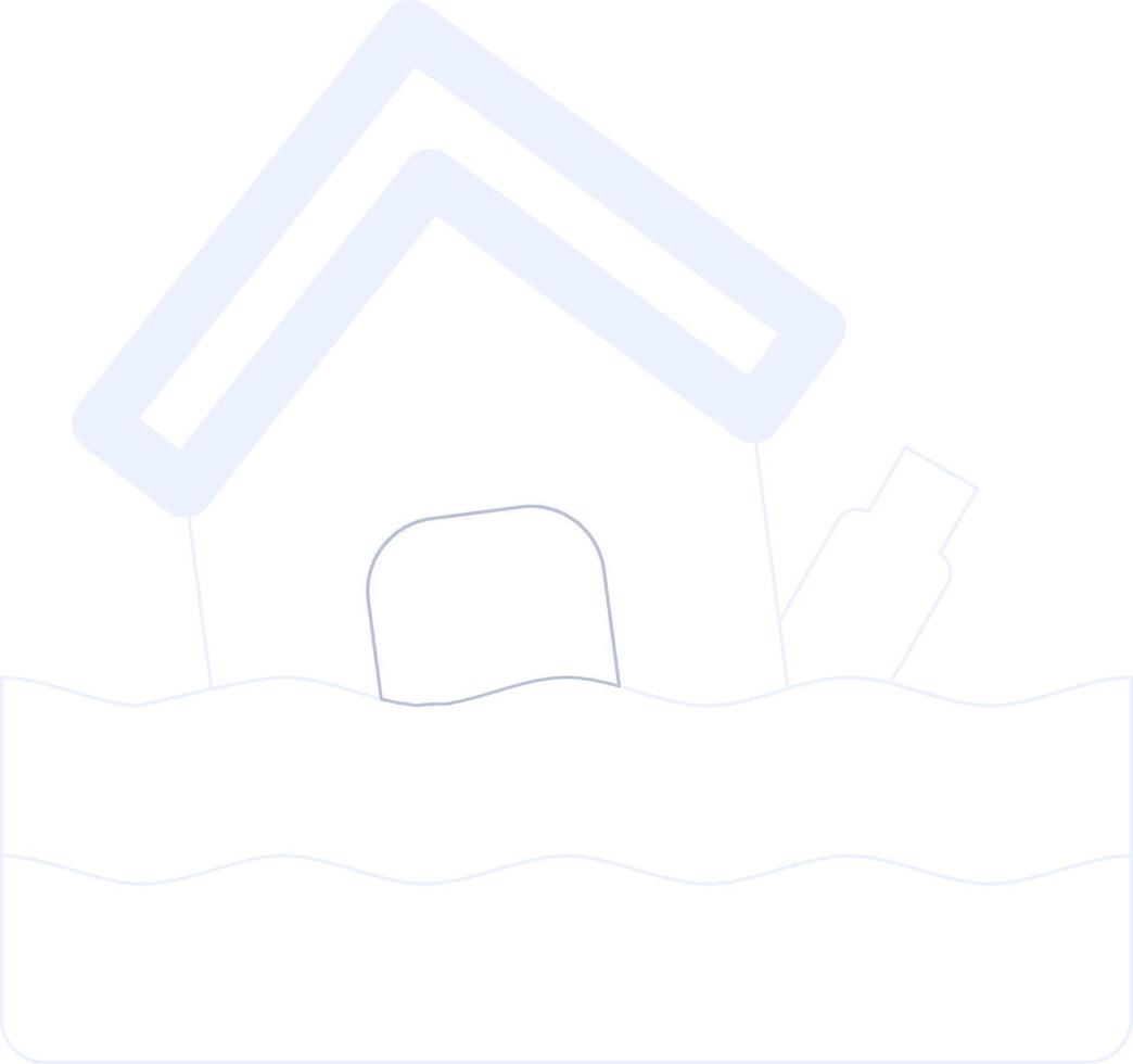 Flood Creative Icon Design vector