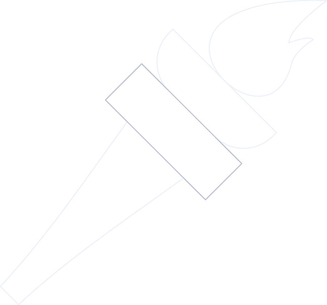 Torch Creative Icon Design vector