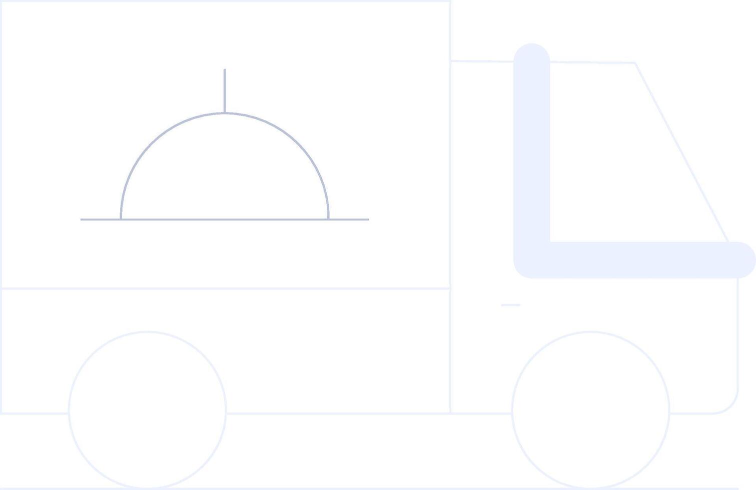 Delivery Van Creative Icon Design vector