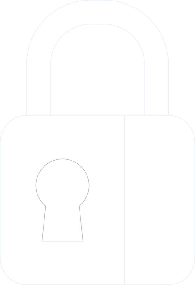 Padlock Creative Icon Design vector