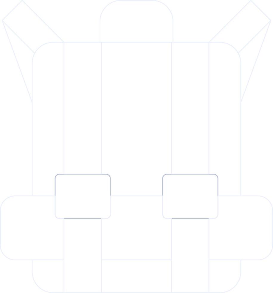 Travel Bag Creative Icon Design vector