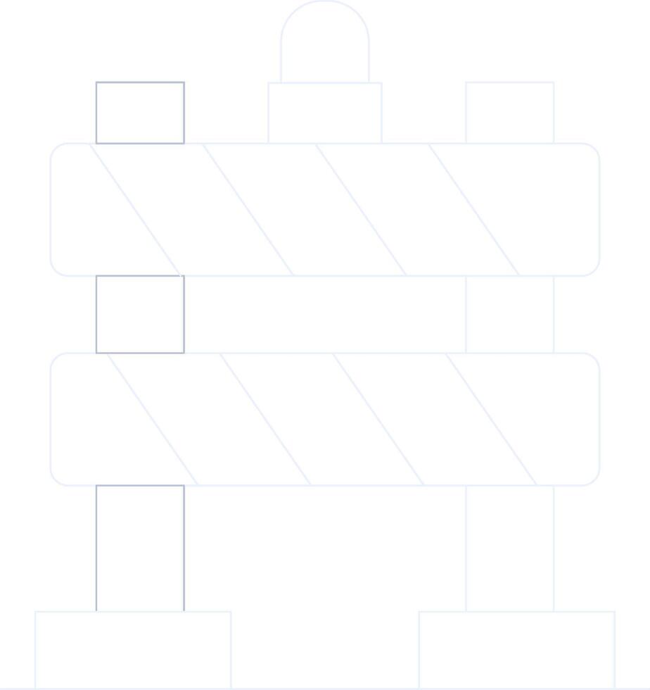 Barrier Creative Icon Design vector