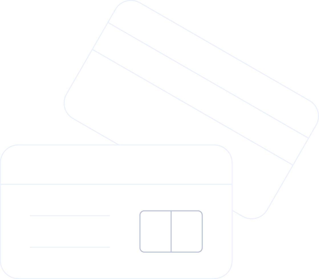 Credit Card Creative Icon Design vector