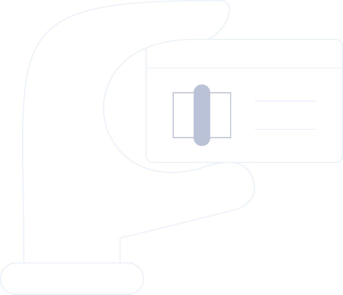 Credit Card Creative Icon Design vector