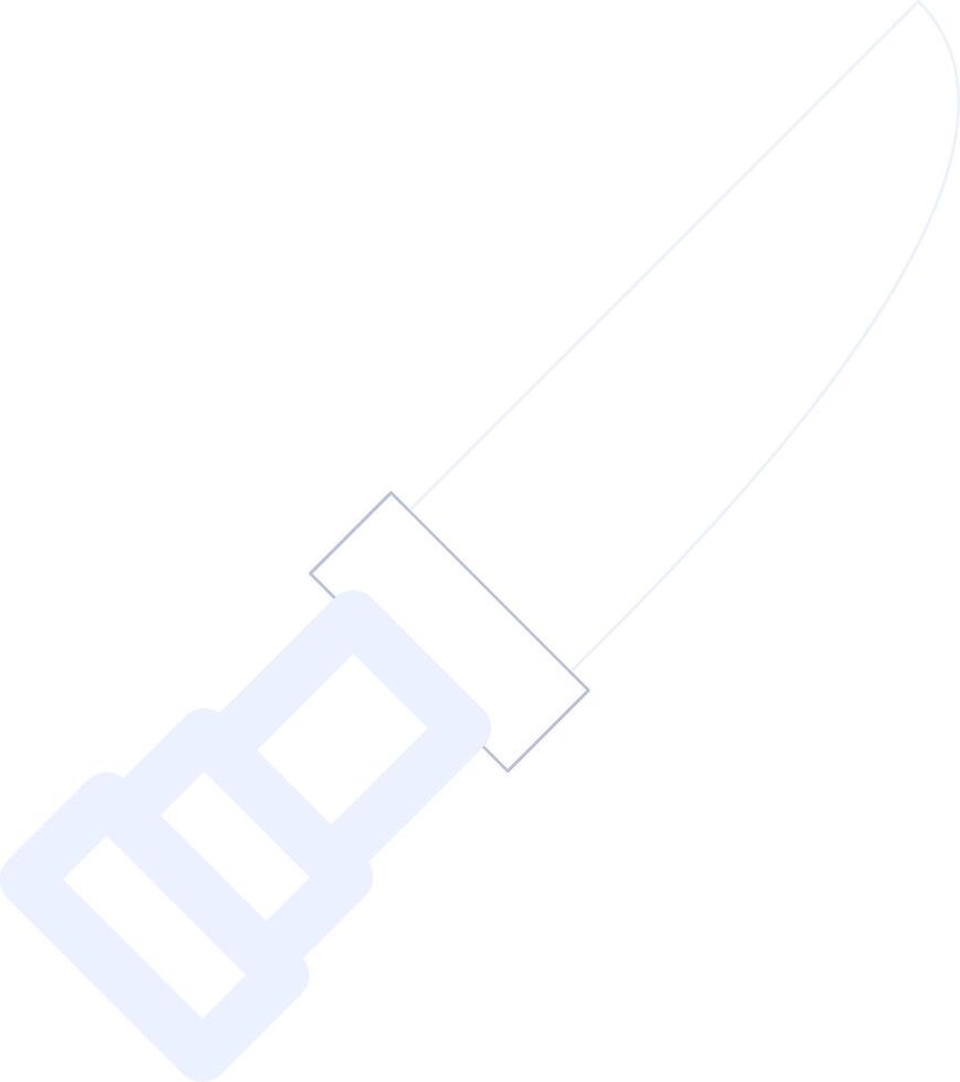 diseño de icono creativo de cuchillo vector