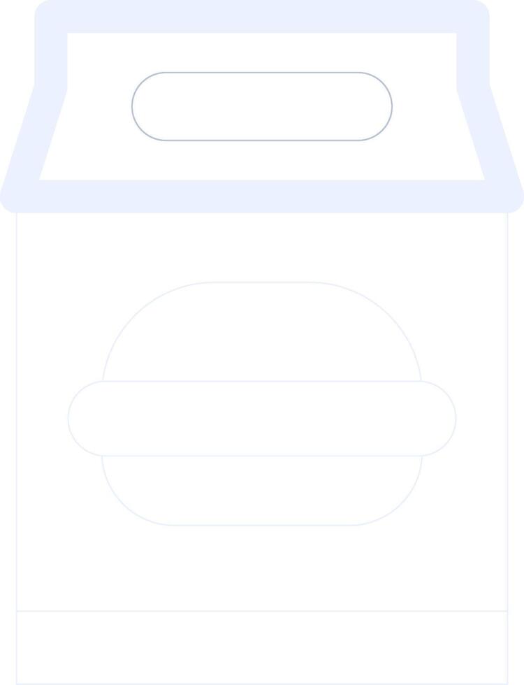 Lunch Bag Creative Icon Design vector