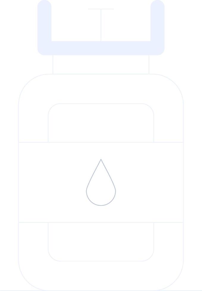 Gas Cylinder Creative Icon Design vector