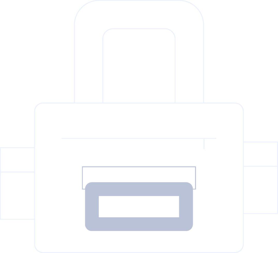 Bag Creative Icon Design vector