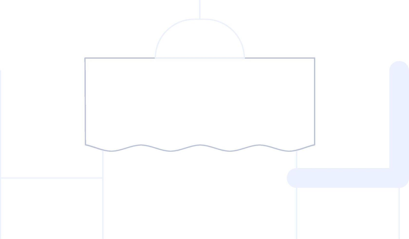 Valentines Table Creative Icon Design vector