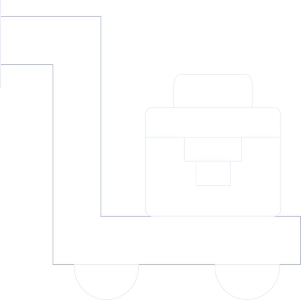 Trolley Creative Icon Design vector