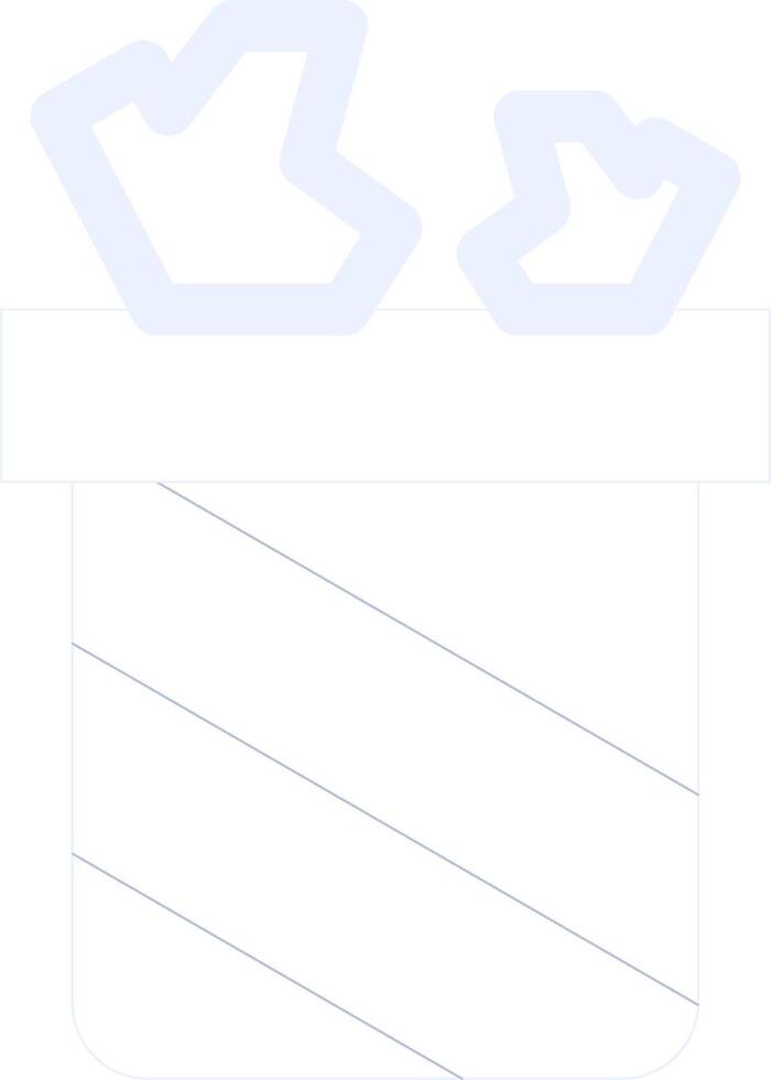 Trash Bin Creative Icon Design vector