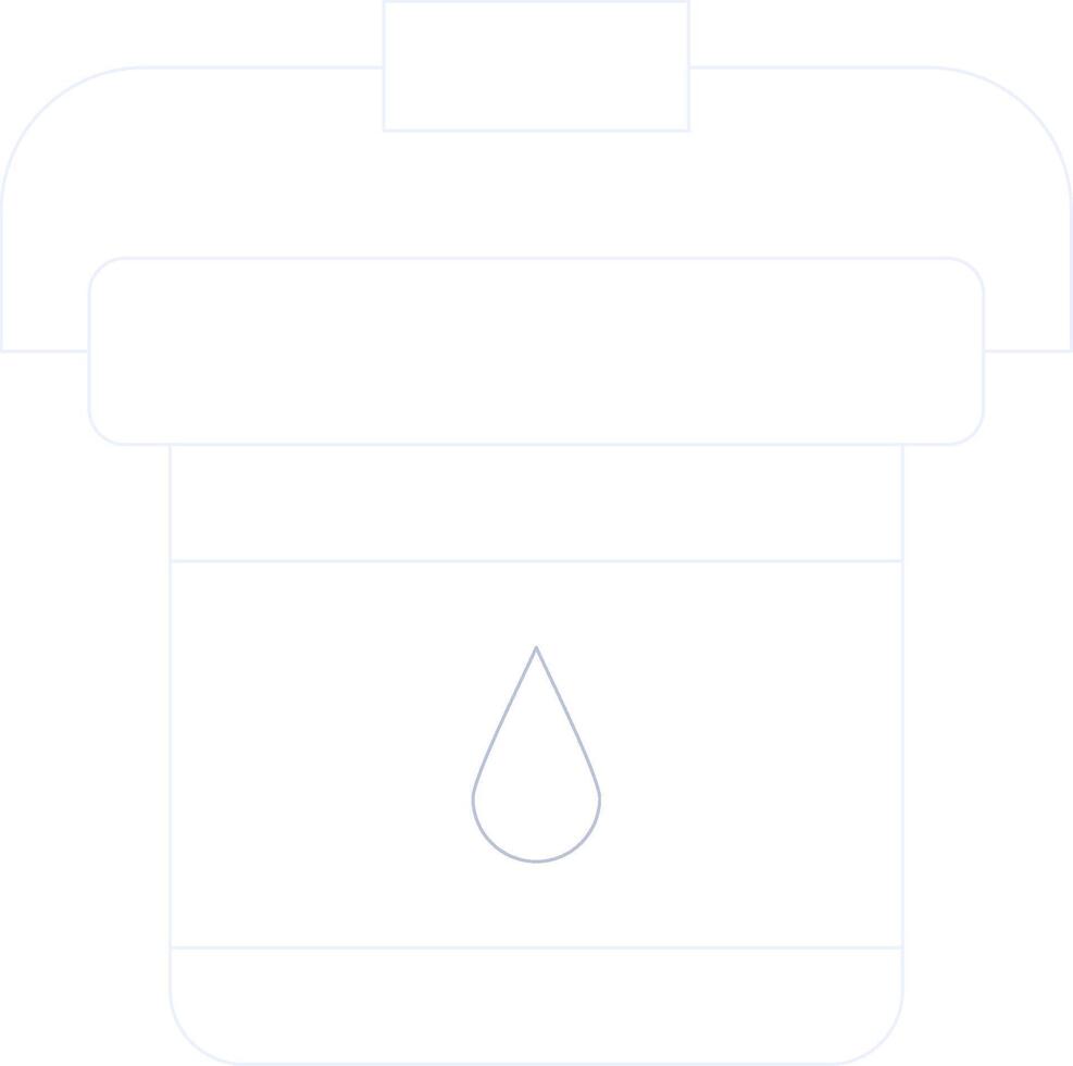 Paint Bucket Creative Icon Design vector
