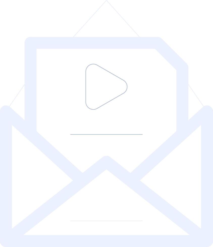Mail Advertising Creative Icon Design vector