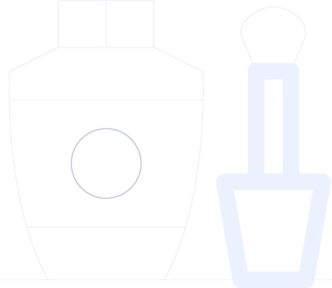 Nail Polish Creative Icon Design vector