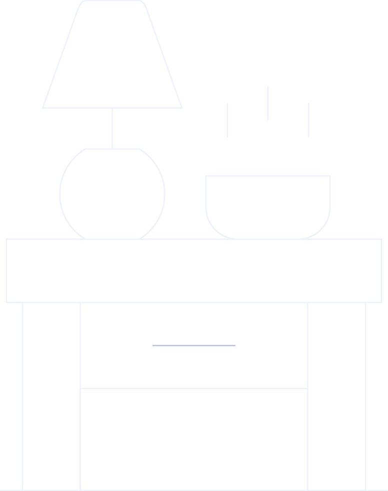 Nightstand Creative Icon Design vector