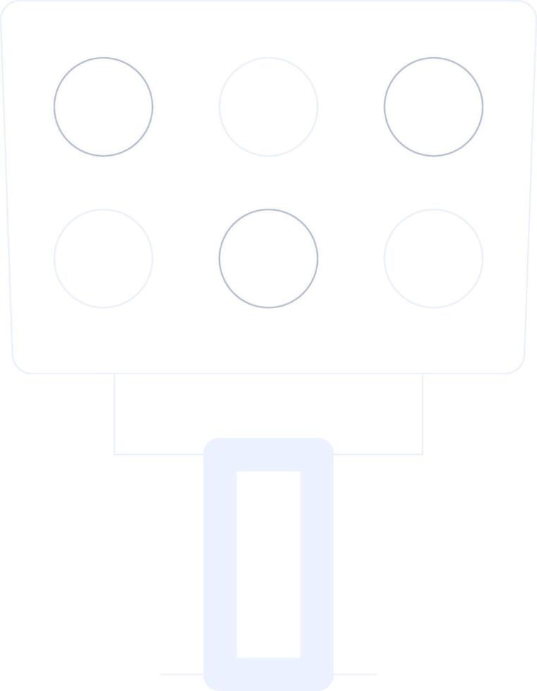 Light Creative Icon Design vector