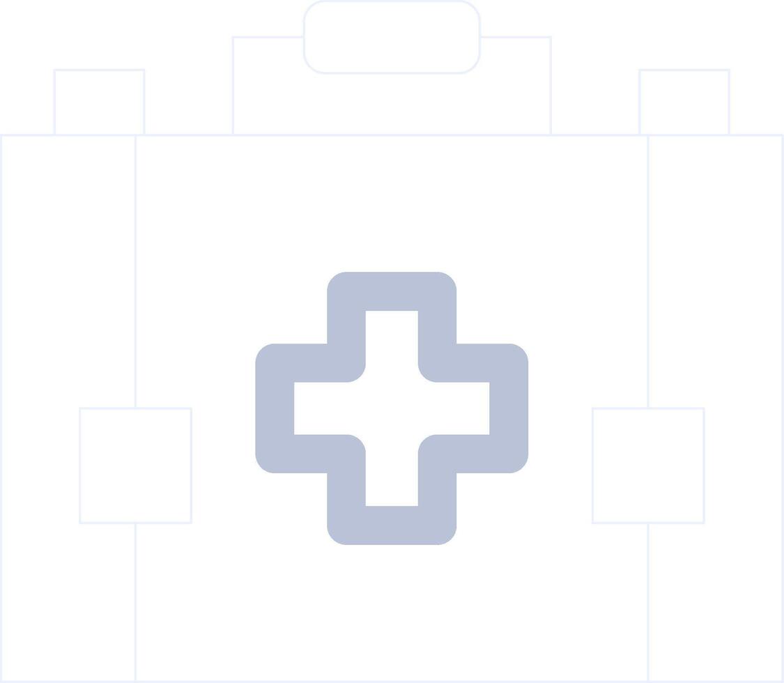 First Aid Kit Creative Icon Design vector