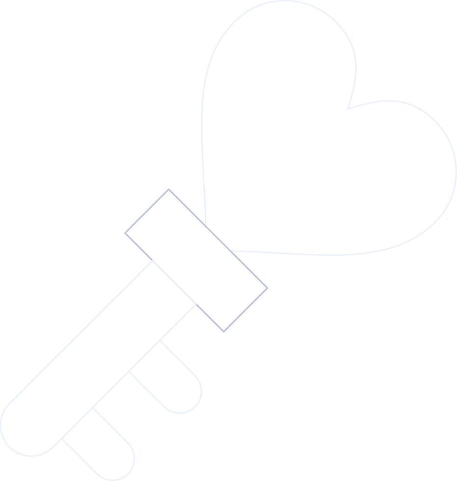 Love Key Creative Icon Design vector