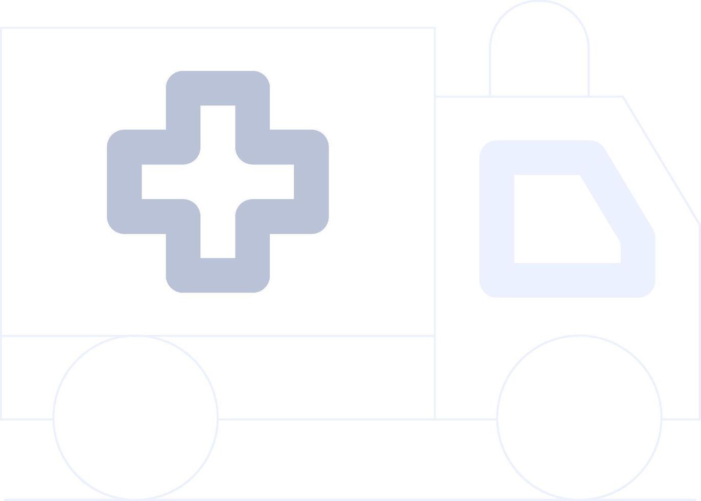 Ambulance Creative Icon Design vector