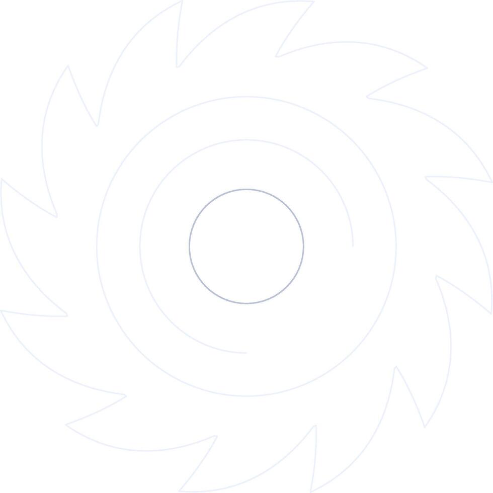 Saw Blade Creative Icon Design vector